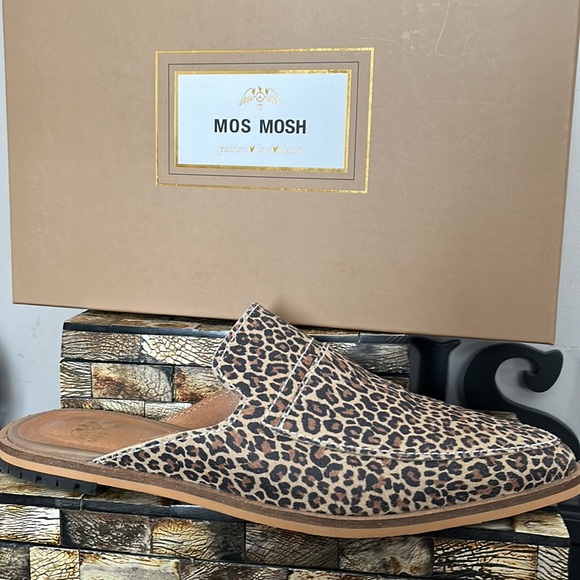 NWT MOS MOSH Doha Animal Print Suede Flat - Size 38 - Picture 13 of 14